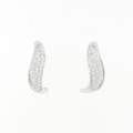 750WG ダイヤモンド ピアス 0.18CT