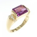 K18YG ガーネット リング 2.73CT