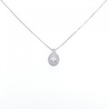 PT ダイヤモンド ネックレス 0.30CT D VS1 オーバルカット