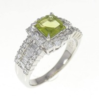 PT ペリドット リング 0.87CT