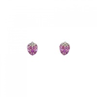 ポンテヴェキオ ストロベリー カラーストーン ピアス