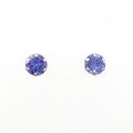 PT タンザナイト ピアス 1.00CT