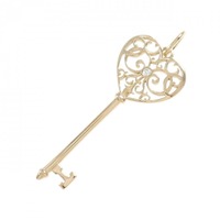 ティファニー エンチャント ハートキー ペンダント