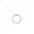 K18WG ダイヤモンド ネックレス 1.00CT