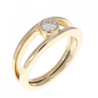 K18YG ダイヤモンド リング 0.22CT