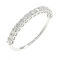 【リメイク】K18WG ダイヤモンド リング 0.30CT
