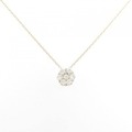 【リメイク】K18YG ダイヤモンド ネックレス 0.30CT