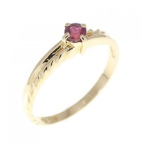 K18YG ルビー リング