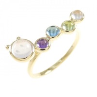 ドレス アドレス カラーストーン リング