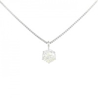 PT ソリティア ダイヤモンド ネックレス 0.45CT