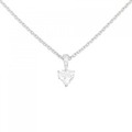 カルティエ ネックレス 2.02CT F SI1 ハートシェイプ