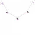 K18WG ルビー ネックレス 0.69CT
