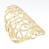 K18YG フラワー リング