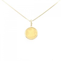 K18YG枠 コイン ペンダント