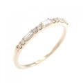K18PG ダイヤモンド リング 0.21CT