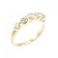 K18YG ダイヤモンド リング 0.30CT