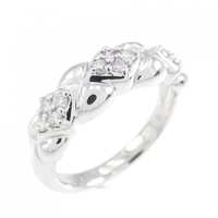 PT ピンクダイヤモンド リング 0.06CT