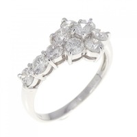 PT フラワー ダイヤモンド リング 1.00CT