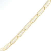750YG ダイヤモンド ブレスレット 3.19CT