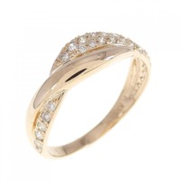 K18PG ダイヤモンド リング 0.25CT