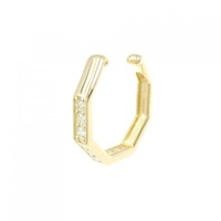 K18YG ダイヤモンド イヤーカフ 片耳 0.13CT