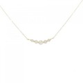 K18YG ダイヤモンド ネックレス 0.30CT