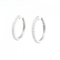 【新品】PT ダイヤモンド ピアス 0.803CT