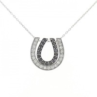 K18WG 2WAY ダイヤモンド ネックレス 0.21CT