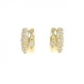 K18YG ダイヤモンド ピアス 0.30CT