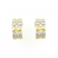 K18YG/PT ダイヤモンド ピアス/イヤリング 0.10CT