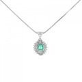 PT エメラルド ネックレス 0.38CT
