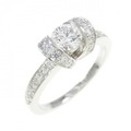 ティファニー リボン リング 0.39CT