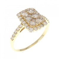 K18YG ダイヤモンド リング 1.00CT