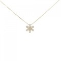 K18YG ダイヤモンド ネックレス 0.14CT