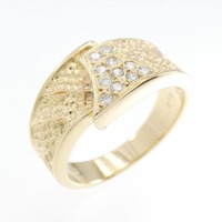 K18YG ダイヤモンド リング 0.14CT