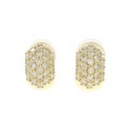 K18YG パヴェ ダイヤモンド ピアス/イヤリング 1.00CT