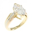カルティエ ソリテールトリニティスリーゴールド リング 2.32CT F VVS1