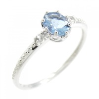 K10WG アクアマリン リング