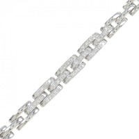 K18WG ダイヤモンド ブレスレット 0.40CT