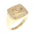 【新品】K18YG ダイヤモンド リング 0.17CT