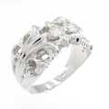 K18WG ダイヤモンド リング 0.302CT
