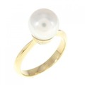 K18YG アコヤパール リング 8.4mm