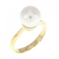 K18YG アコヤパール リング 8.4mm