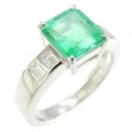 PT エメラルド リング 1.72CT