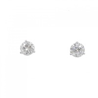 PT ソリティア ダイヤモンド ピアス 0.54CT