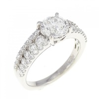 【リメイク】PT ダイヤモンド リング 1.006CT D SI2 Good