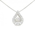 【新品】PT ダイヤモンド ネックレス 0.344CT D SI2 Good