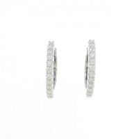 【新品】PT ダイヤモンド ピアス 0.401CT