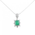 PT エメラルド ネックレス 2.85CT
