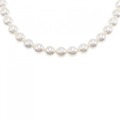 シルバークラスプ アコヤパール ネックレス 9-9.5mm